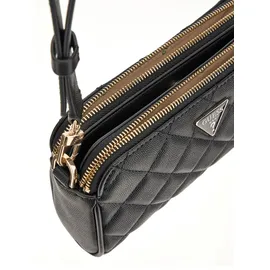GUESS Umhängetasche Eco Carly Mini Status XBody Black
