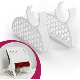 mobilefox Ständer passend für AVM FritzBox 7590 Tischständer Router Halter Standfuß Belüftung Fuß Standfüße Aufsteller