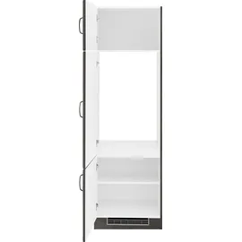 WIHO KÜCHEN Kühlumbauschrank Erla 60 x 57 x 200 cm Grau