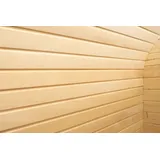 Wolff Finnhaus Lindenholz im Umkleideraum für Sauna Luago 3x2