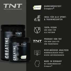 TNT Creatin Monohydrat Creapure Pulver 500 g