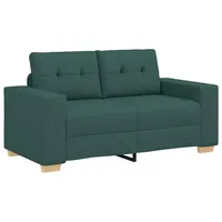 VidaXL Loveseat Sofa Dunkelgrün 120 cm Stoff