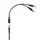Nedis PC-Headset - Klappbares Mikrofon für Online-Meetings, Skype - Gaming - 40 mm-Lautsprechertreiber, 1.8m Kabel / Schwarz, Stereo, 3.5mm