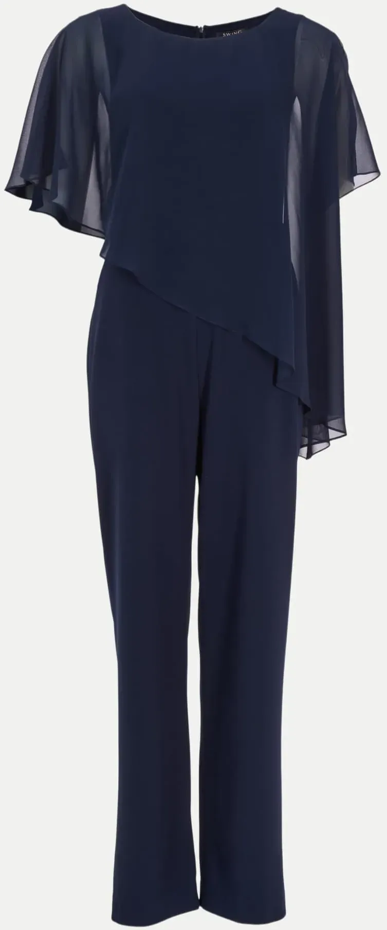 Jumpsuit aus Crepe Jersey Blau 46