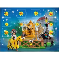 PLAYMOBIL 4163 Adventskalender Kaiserliches Ritterturnier - Schwarz/Silber