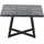 Siena Garden Alexis Gartentisch 70 x 70 x 45 cm Anthrazit