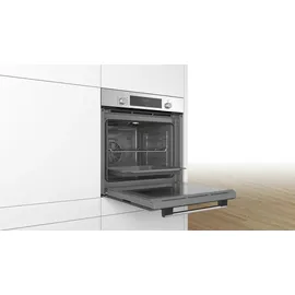 Bosch Herdset Einbau-Backofen mit Induktionskochfeld Booster