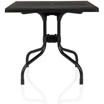 hjh living Travano T1 Klapptisch 79 x 79 x 0 cm Schwarz
