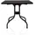 hjh living Travano T1 Klapptisch 79 x 79 x 0 cm Schwarz