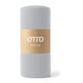 OTTO home Spannbettlaken Blackberry Single-Jersey 180 x 200 cm hellgrau