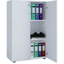 VCM Lona Aktenschrank 70 x 40 x 110 cm weiß