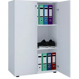 VCM Lona Aktenschrank 70 x 40 x 110 cm weiß