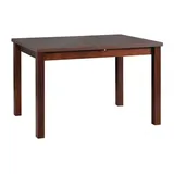 Esstisch LEON 5, Nussbaum, ausziehbar, Breite 120 cm, Tiefe 80 cm, Höhe 78 cm - Braun