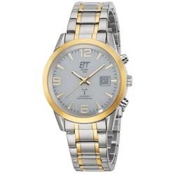 ETT Funkuhr Eco Tech Time Solar Drive Funk Basic Herrenuhr – EGS-11501-42M