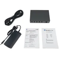 LevelOne PoE+Switch 4x2.5GE PoE/1x2.5GE/+65W unmanag.Plastik