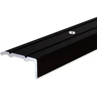 PROVISTON | Winkelprofil Aluminium 24.5 x 10 x 1000 mm Bronze Dunkel