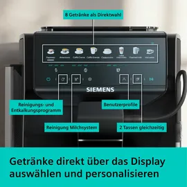 Siemens EQ500 iAroma TP553E19 Klavierlack schwarz