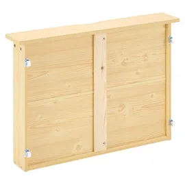 Homestyle4u Bettkasten in Braun 173x16x63 cm 1910