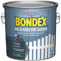 Bondex Holzfarbe für Aussen 2,5 l weiß
