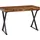 FineBuy Schreibtisch 120x55x78 cm Massivholz Metall Computertisch Tisch