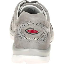 Gabor Damen, Low-Top Sneaker, Frauen Halbschuhe,Laufschuhe,schnürschuhe,schnürer,Ugly Sneaker,Chunky Sneaker,Silber/grau,38.5 EU / 5.5 UK - 38.5