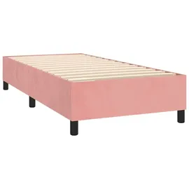 vidaXL Boxspringbett 100 x 200 cm Rosa