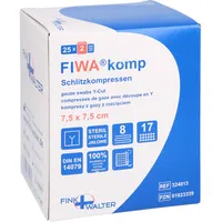 FINK & WALTER GMBH Schlitzkompressen steril 7.5x7.5cm 8-fach