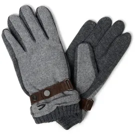 CAMEL ACTIVE Strickhandschuhe mit Fleecefutter in Dunkelgrau | Gr.: L