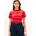 Kurzarmshirt REGULAR C-NECK SHORT SLEEVE TEE rosa M 40