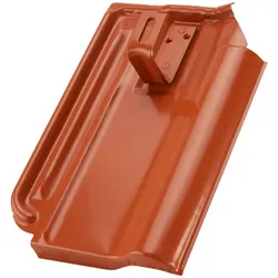 Lehmann Modulhalter Flachdachpfanne MZ3, ziegelrot Metalldachziegel