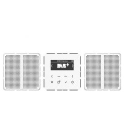 Jung  Smart Radio DAB+, Set Stereo (alpinweiß)