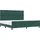 vidaXL Boxspringbett 200 x 200 cm Dunkelgrün