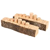 Ausgestanzte Weinkorken aus der Korkrinde | Dickes Rindenstück aus Kork mit 8 hochwertigen Naturkorken als Wein Korken | als Dekoration und Hingucker | Naturkork aus Portugal