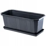 Kadax Blumenkasten 40 x 17 x 15 cm Anthrazit