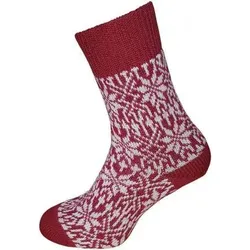 Hirsch Norweger Socke Sterne rot 40-41