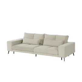 Möbel Kraft Couch Stoff 3-Sitzer Grau