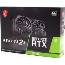 MSI GeForce RTX 3060 VENTUS 2X 12G OC 12 GB GDDR6 V397-022R