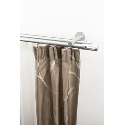 Gardinenstange GARESA "EASY", silber (silberfarben), B:67cm L:580cm Ø:20mm, Aluminium, Gardinenstangen