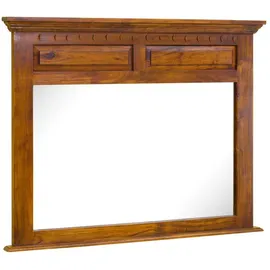 Massivmoebel24 Spiegel Akazie 110x6x87 Honig lackiert Oxford #0328