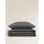 BIERBAUM Elegant uni grau 135 x 200 cm + 40 x 80 cm