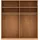 Musterring Drehtürenschrank MUSTERRING "Sorrent, Kleiderschrank, Schrank, teilmassiv Eiche", braun, B:200cm H:217cm, Schränke, Drehtürenschrank, Türen Eiche massiv oder als Parsol-Bronze-Spiegel, verschiedene Maße