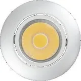 Nobile LED-Deckeneinbaustrahler LB22 A 5068 T Flat chrom-matt 8W 930 38° dim