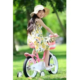 Royalbaby Royal Baby Girls Swan Kinderfahrrad, Rosa, 18 Zoll Fahrrad