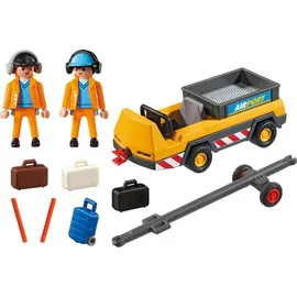 Playmobil City Action Flugzeugschlepper mit Fluglotsen (5396)