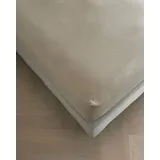 Kayori Spannbettlaken Mako-Satin 180 x 200 cm beige