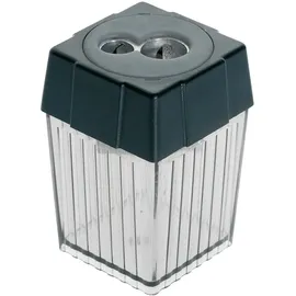 Alco Doppelspitzdose 3015-11 quadratisch Schwarz