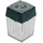 Alco Doppelspitzdose 3015-11 quadratisch Schwarz