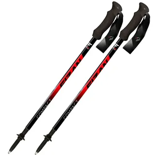 fizan Compact Stöcke - Red - 59-132 cm