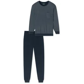 SCHIESSER Pyjama Comfort Essentials Dunkelblau 4XL