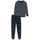 SCHIESSER Pyjama Comfort Essentials Dunkelblau 4XL